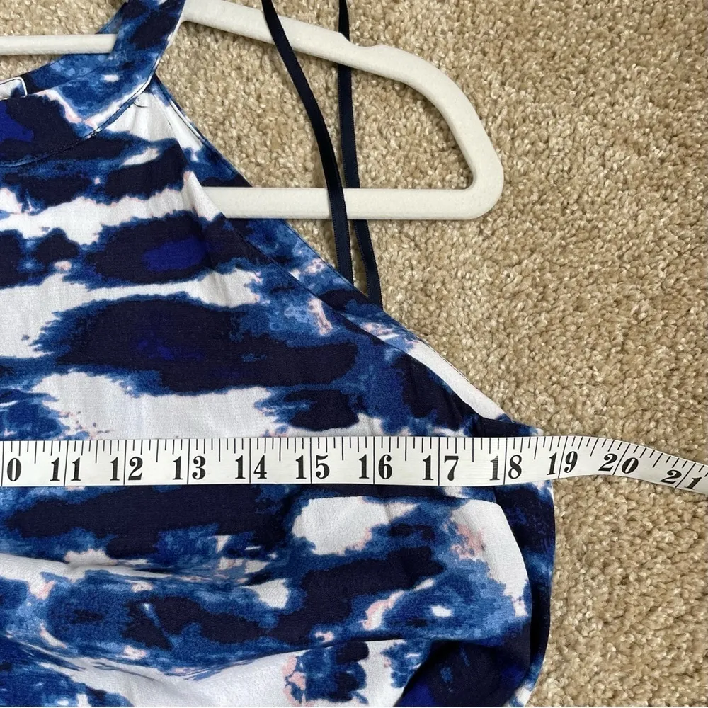 Michael Stars NEW Revolve  Cross Back Passport Blue Tie Dye Halter Women’s XS - Image 8
