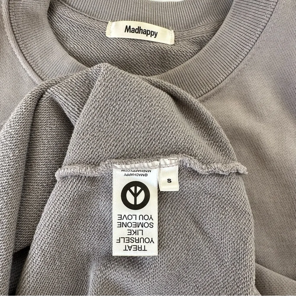 Madhappy NWOT Crush Universal Crewneck Cool Slate, S (Unisex) - Image 5