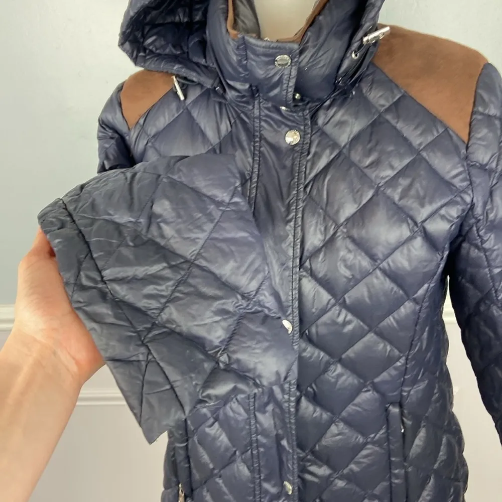 Ralph Lauren Small Iconic Puffer Down Jacket Polo RRL Hunting Coat Sz M Hooded, - Image 6