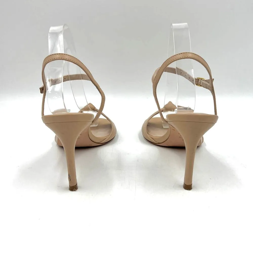 Stuart Weitzman Gloria 80 Nude Stiletto Heels Party Clean Girl - Image 8