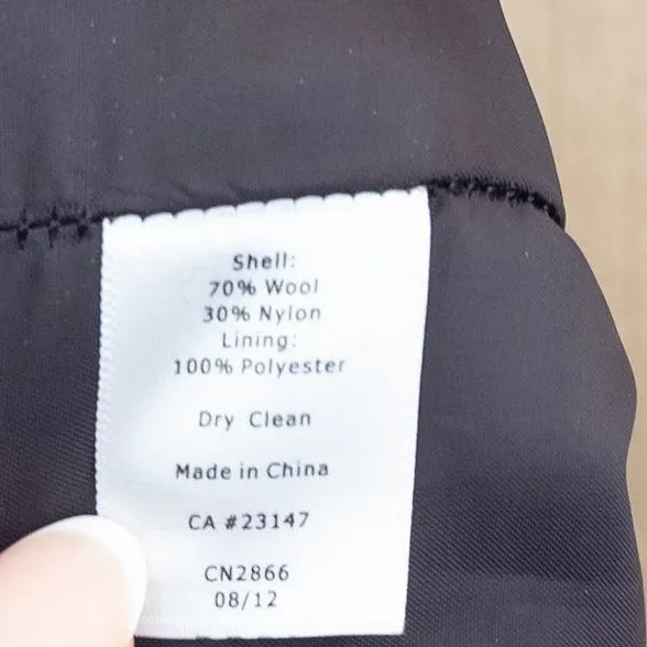 Talbots Womens Plaid Skirt Size 8P Burgundy Wool Classic Preppy Academia Office - Image 6