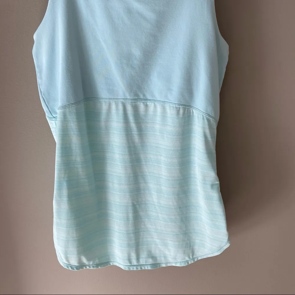 Athleta Work Out Tank Top Blue Sz Small - Image 3