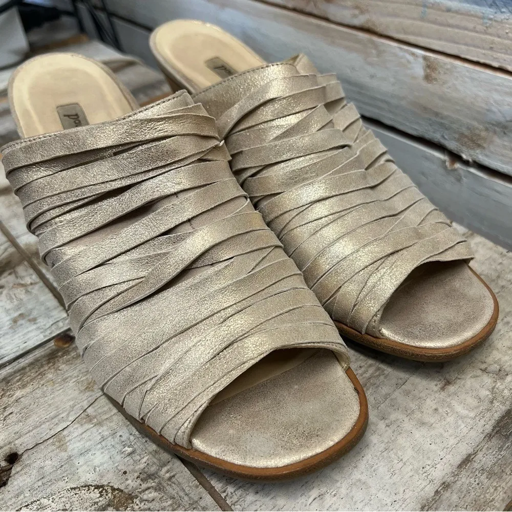 Paul Green "Rachel" Fringe Slide Sandals | Style #5185 | Cottagecore Size 5.5 - Image 2