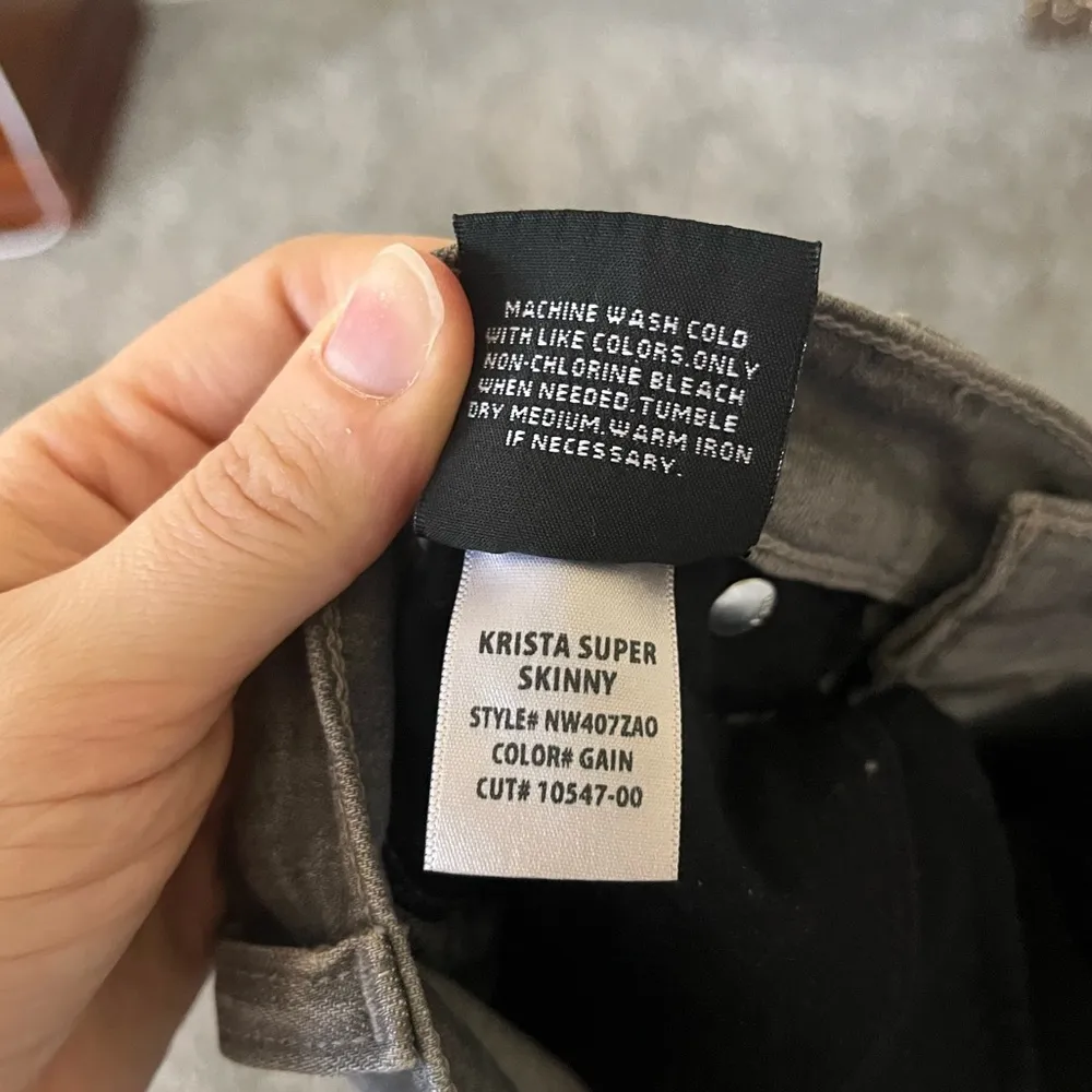 Hudson Krista Super Skinny Jeans in Gain Grey Women’s Size 25 - Image 12