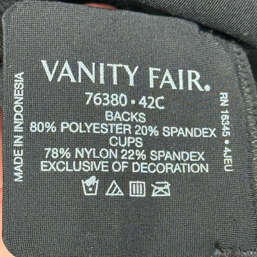 B40 -- Vanity Fair Beauty Back Full-Figure Back-Smoothing Underwire Bra - 76380 - Image 7