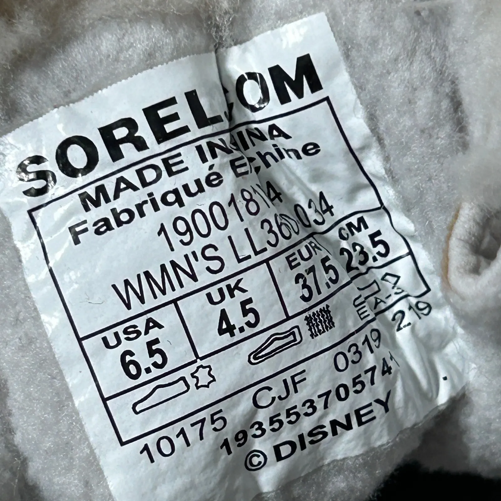 Sorel x Disney Womens Joan of Arctic Ethereal Après Ski Wedge Boots Silver 6.5 - Image 9