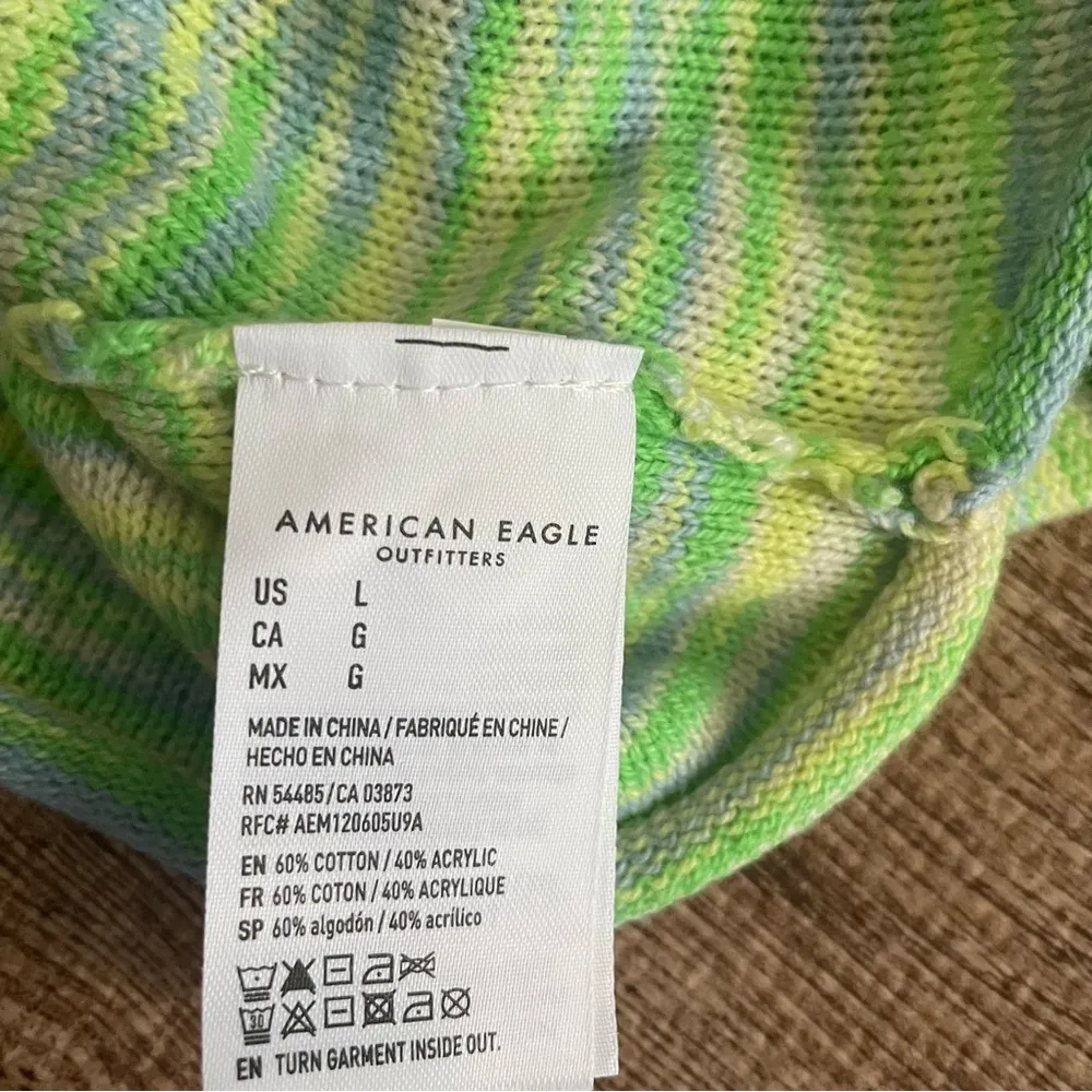 NWT American Eagle AE Bell Sleeve Ring-Front Long Sleeve Sweater Size Large - Image 6