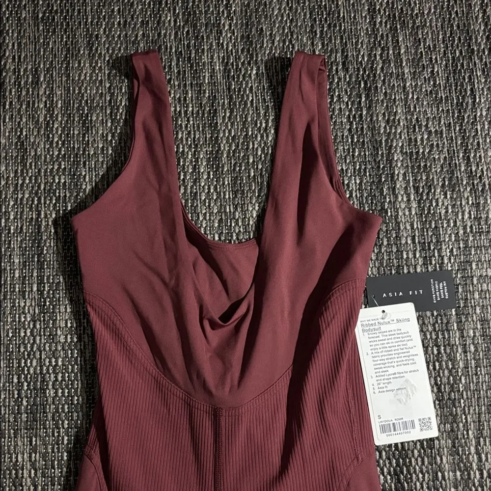 Lululemon NEW Ribbed Nulux Skiing Bodysuit Asia Fit - Image 4