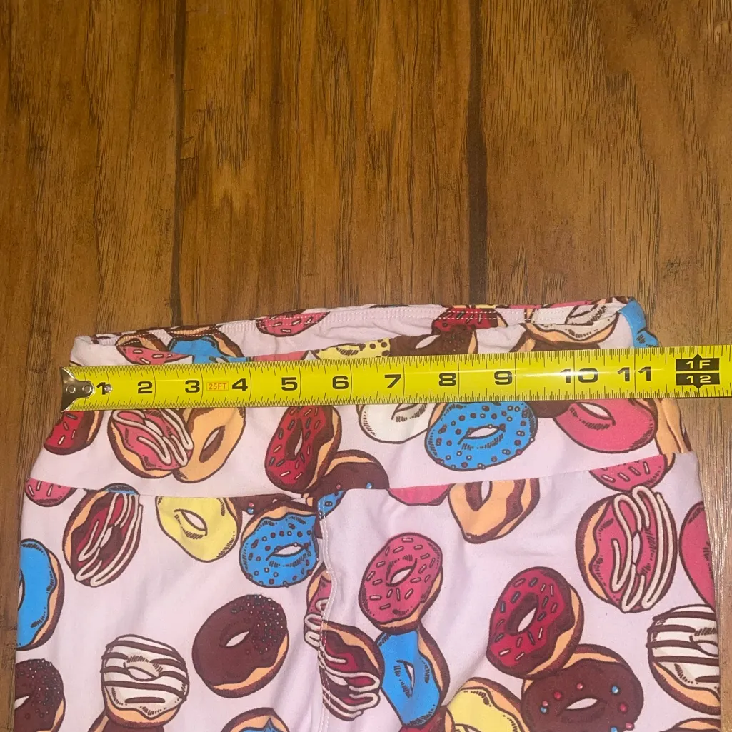 Lularoe pink donut pants leggings woman’s One size - Image 6