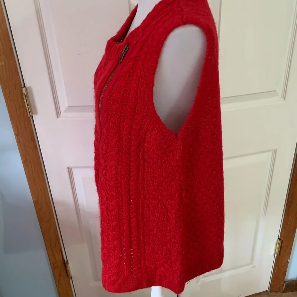 New Directions ND size L Large red chunky sweater - Image 4