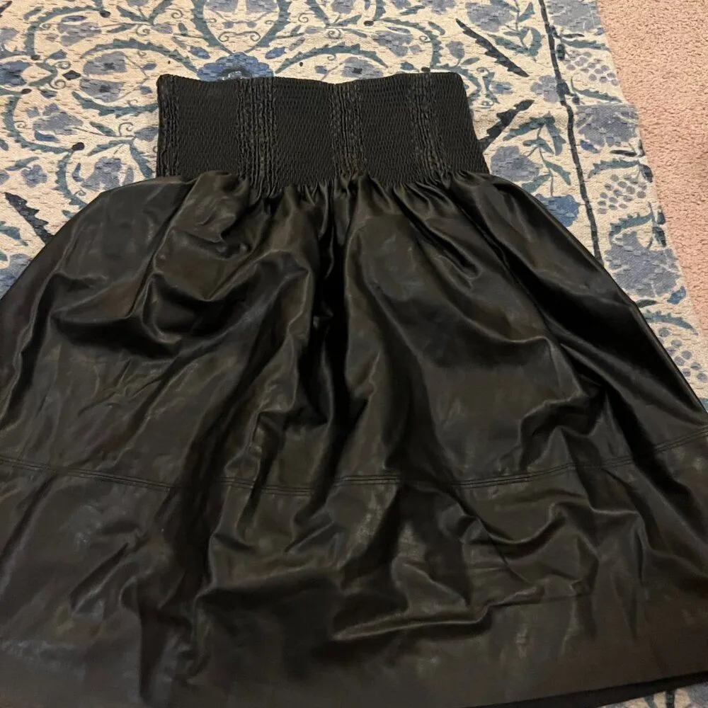 Current Air faux leather skirt small - Image 4