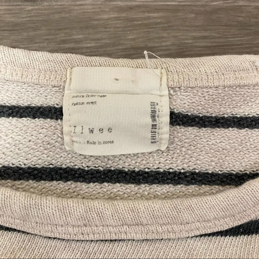 Ilwee Stripped Bow Print Sweatshirt M Size M - Image 33