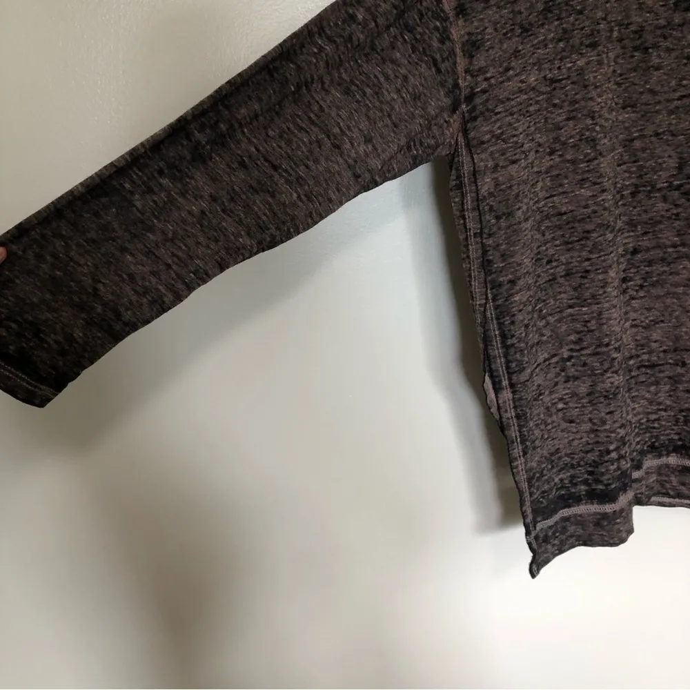 Free People Movement Long Sleeved Burnout Tee Shirt Side Split New Small - Image 2