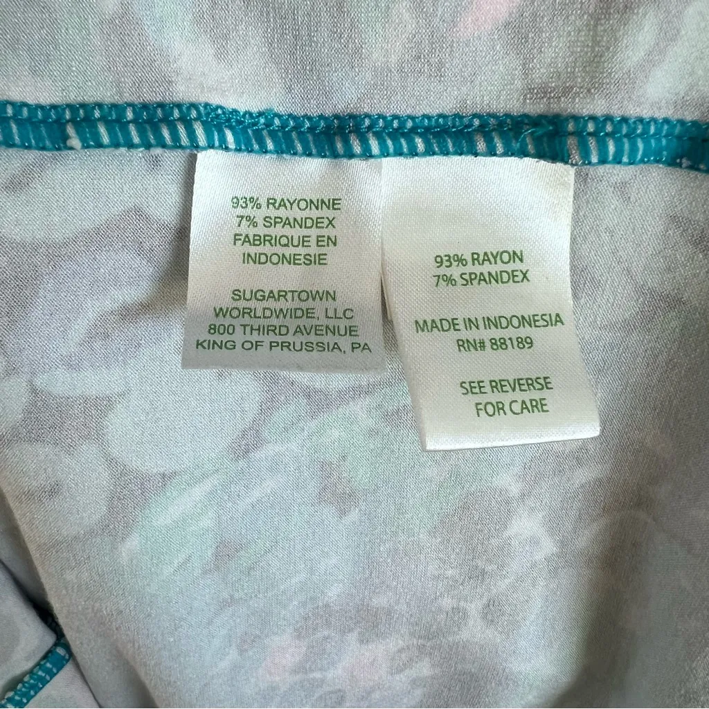 Lily Pulitzer Women's Ansley Polo Dress Turquoise Oasis Wave After Wave - Image 4