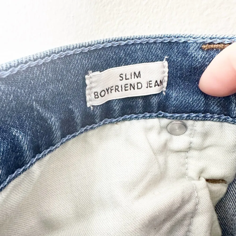 J. Crew Womens Jeans Slim Boyfriend Ankle Five Pockets Medium Wash Size 26 - Image 6