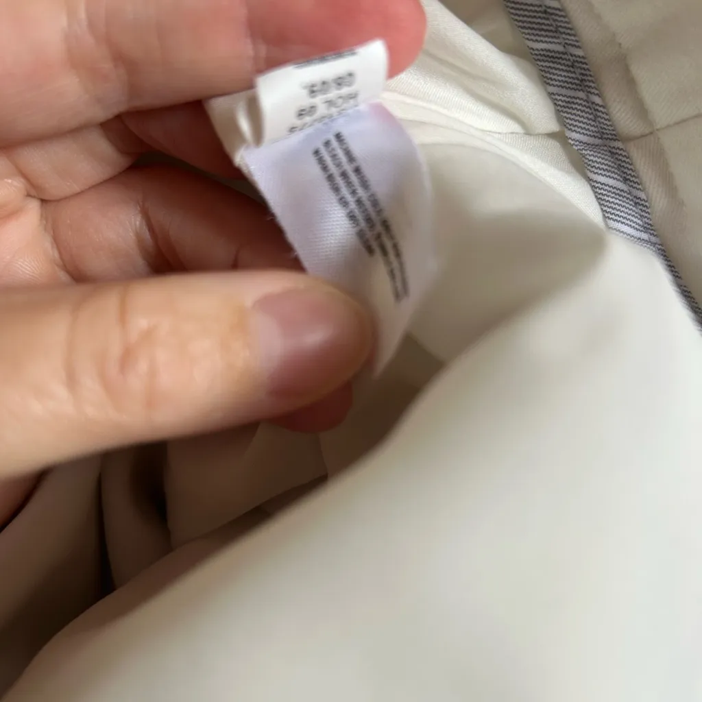 GAP Elegant Winter White Sailor Button Wide Leg Pants | Size 14 - Image 10