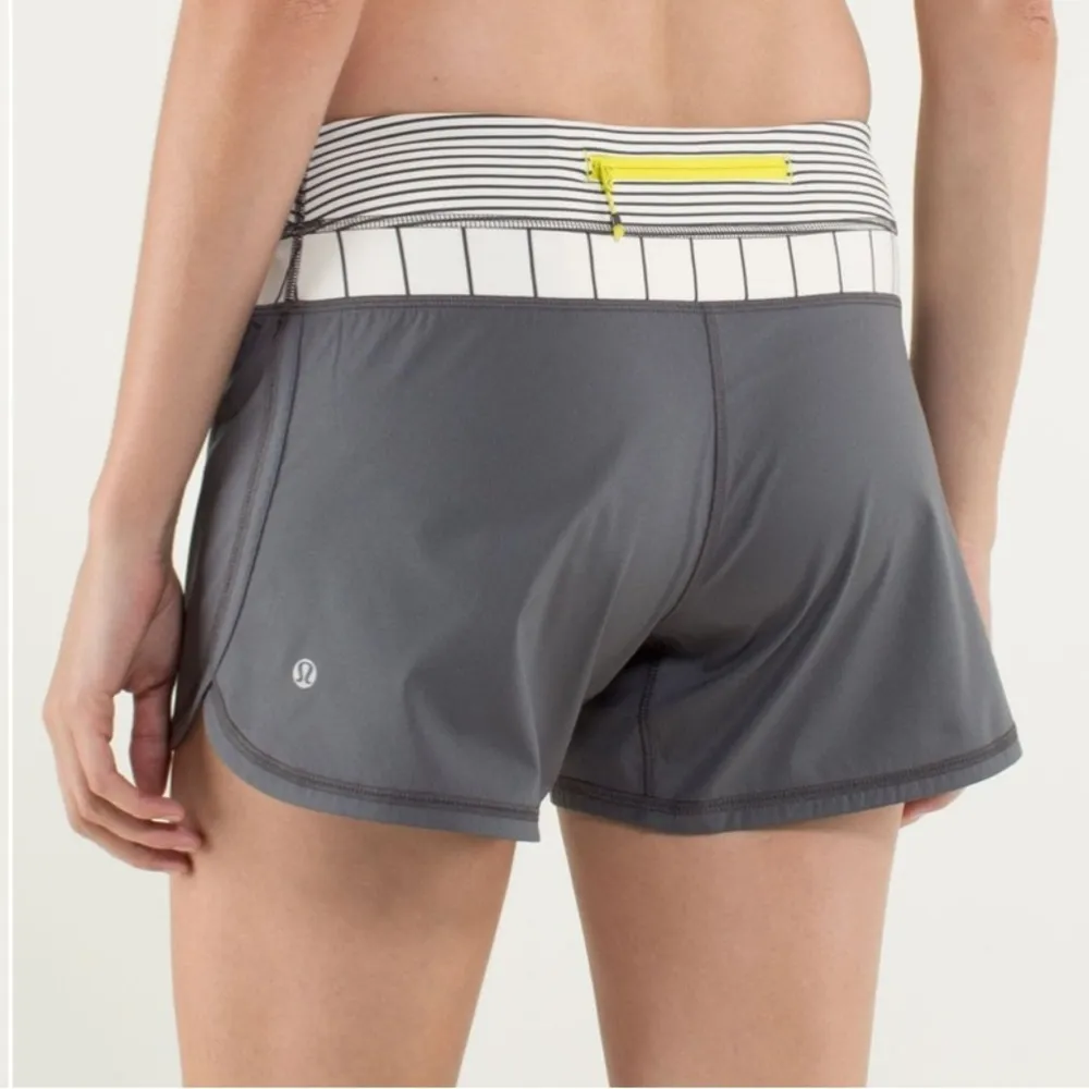 Lululemon Groovy Run Short Soot Light Slalom Stripe Angel Wing Hyper Stripe - Image 2