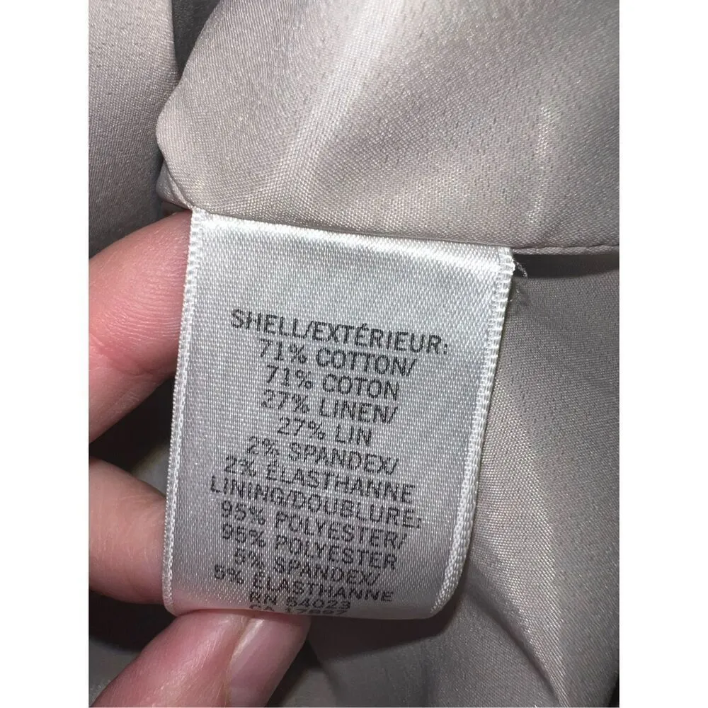 Banana Republic Factory Linen Blend Straight Skirt size 2 - Image 6