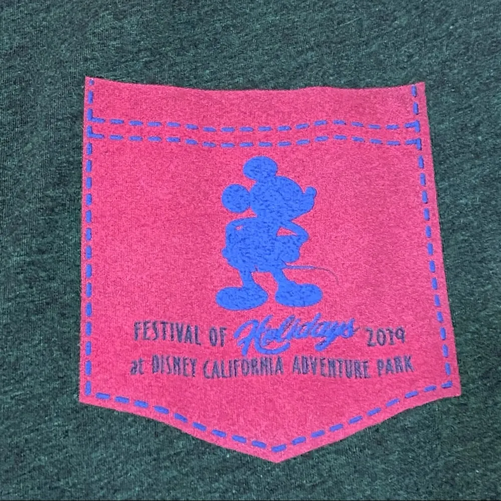 2019 DISNEY Mickey Festival of Holidays TShirt 2XL - Image 6