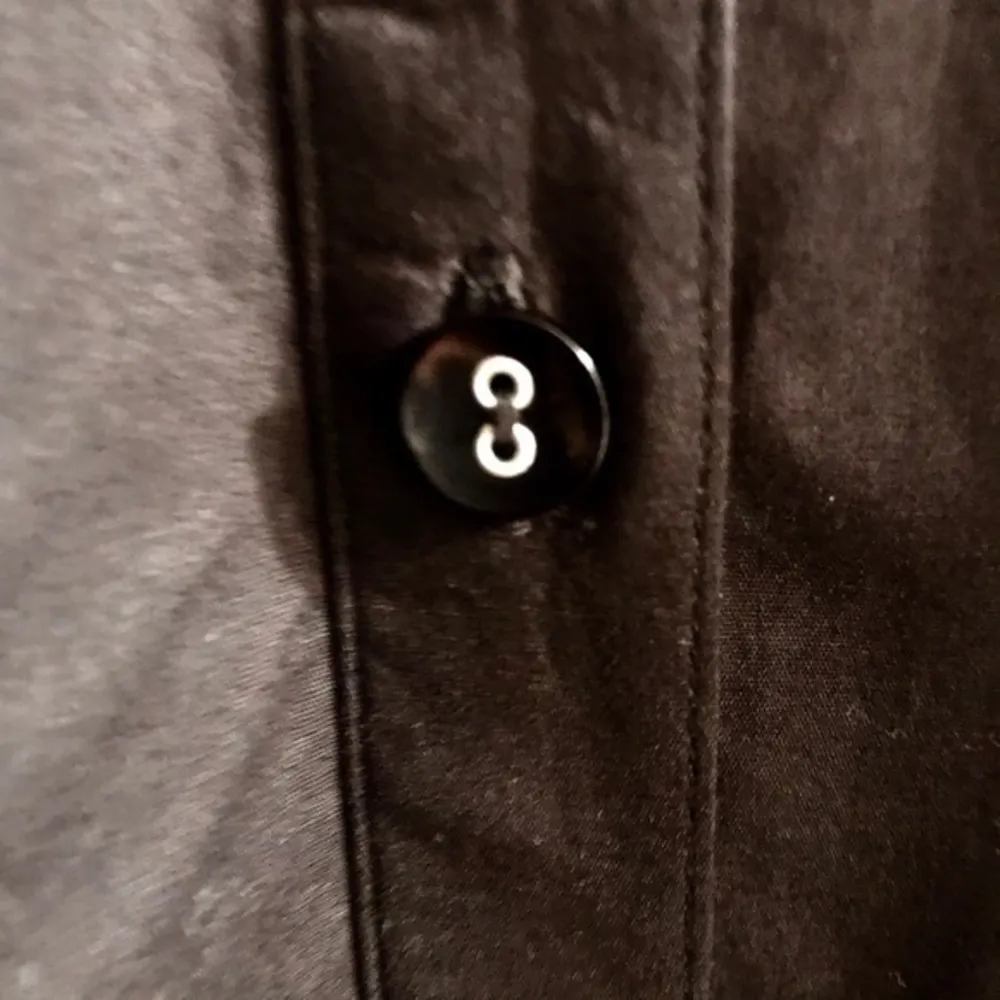 Vintage Nieman Marcus black button down shirt - Image 4