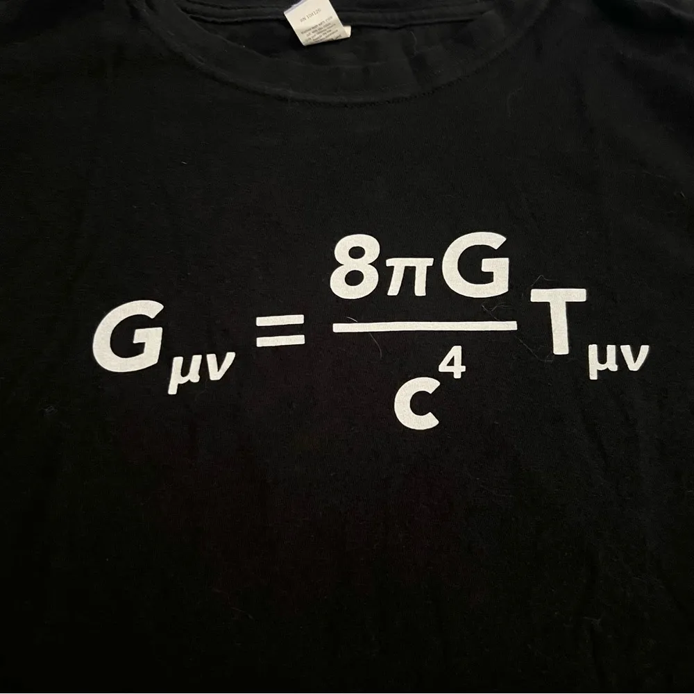 General Relativity Albert Einstein Equation T-Shirt Science Size XL - Image 2