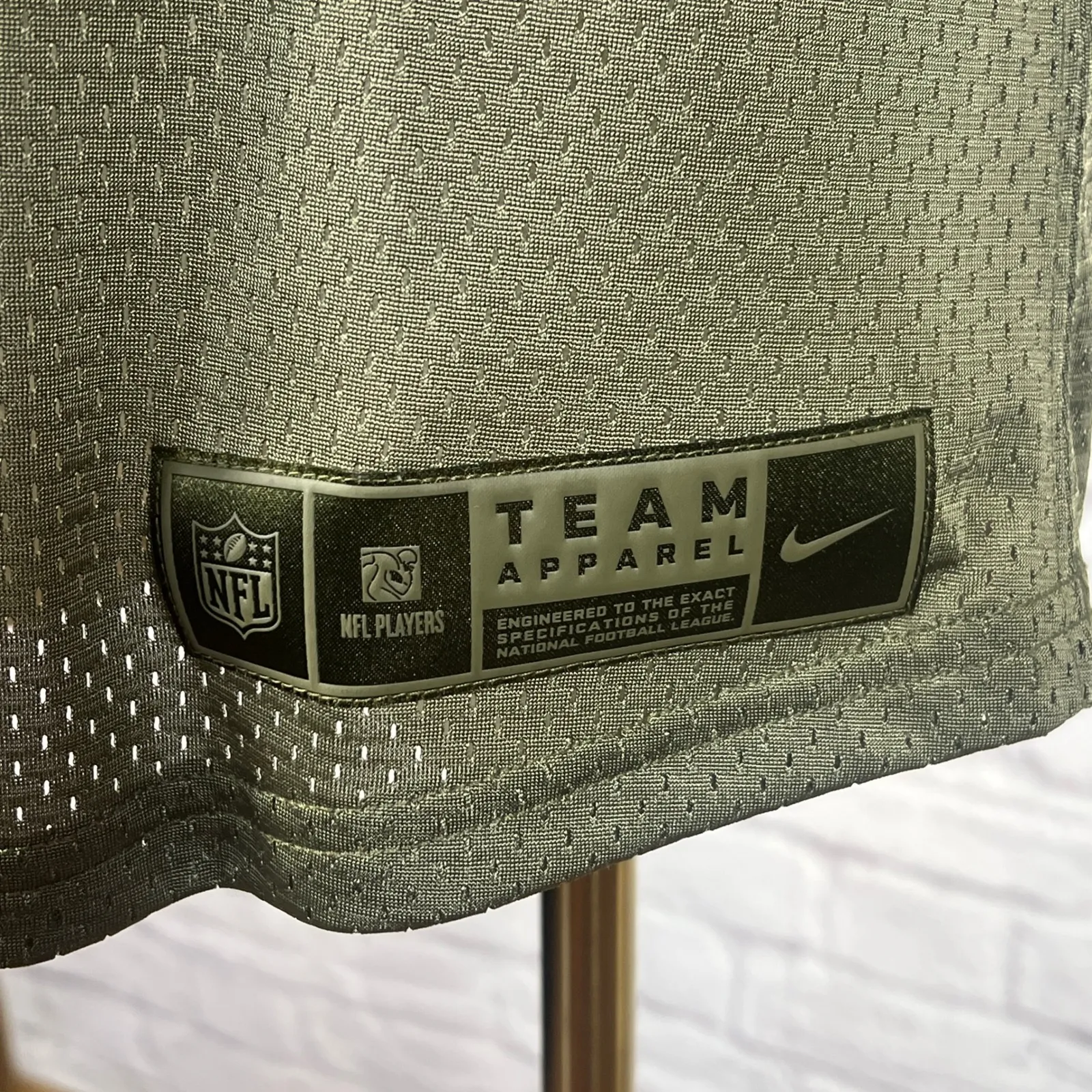 Nike Rare Olive "Salute to Service" Cowboys #21 Elliott Jersey Women's S NWT Green - Image 9