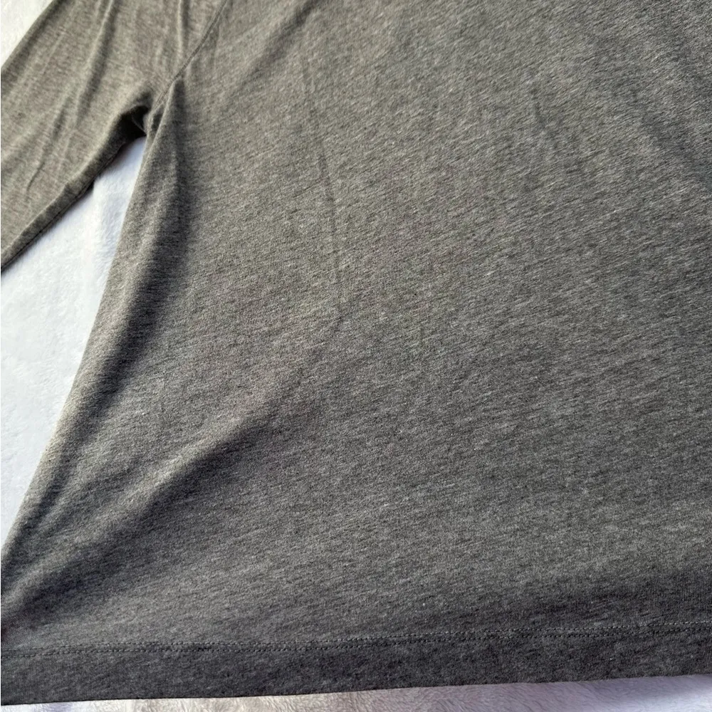 Sailboats Sail Team 3/4 Sleeve Top in Gray/White/Pink - Size Medium - Image 5