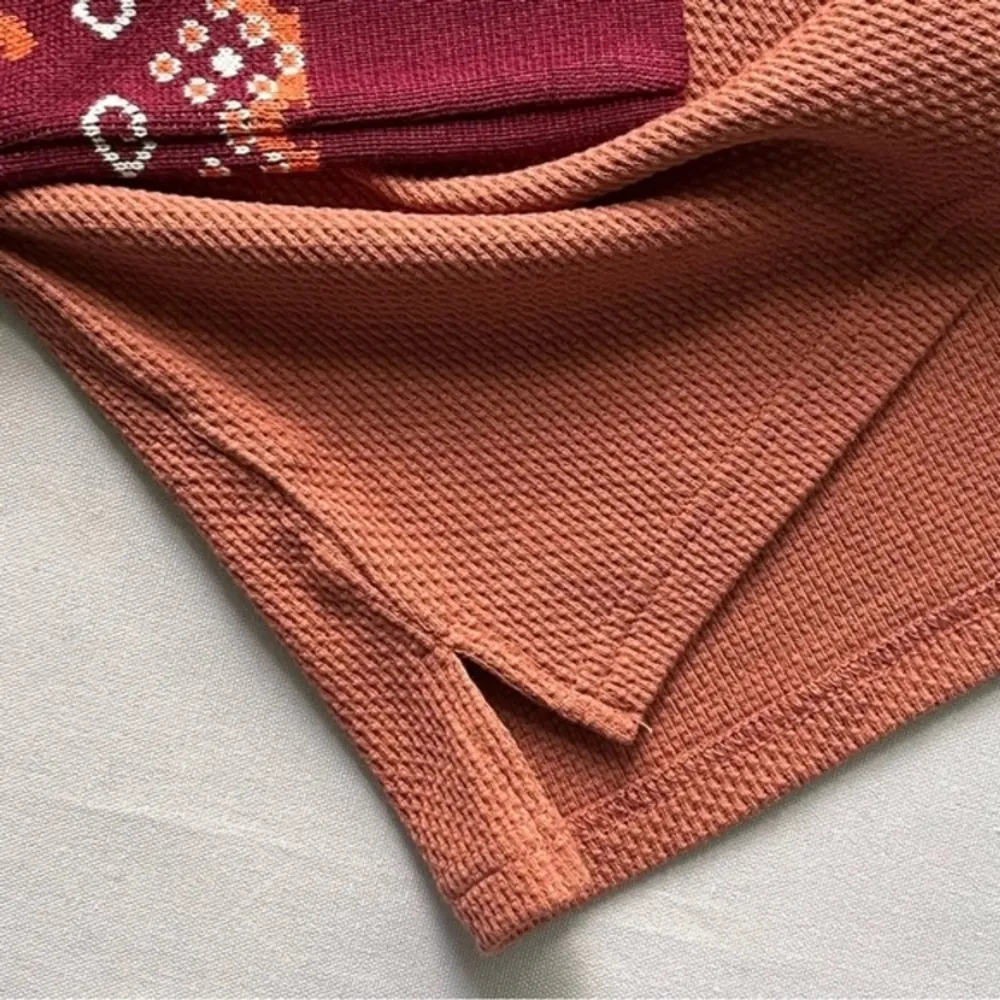 Free People Mikah Layering Cuff Size L Thermal Top Knitted Long Sleeves & Fitted - Image 6