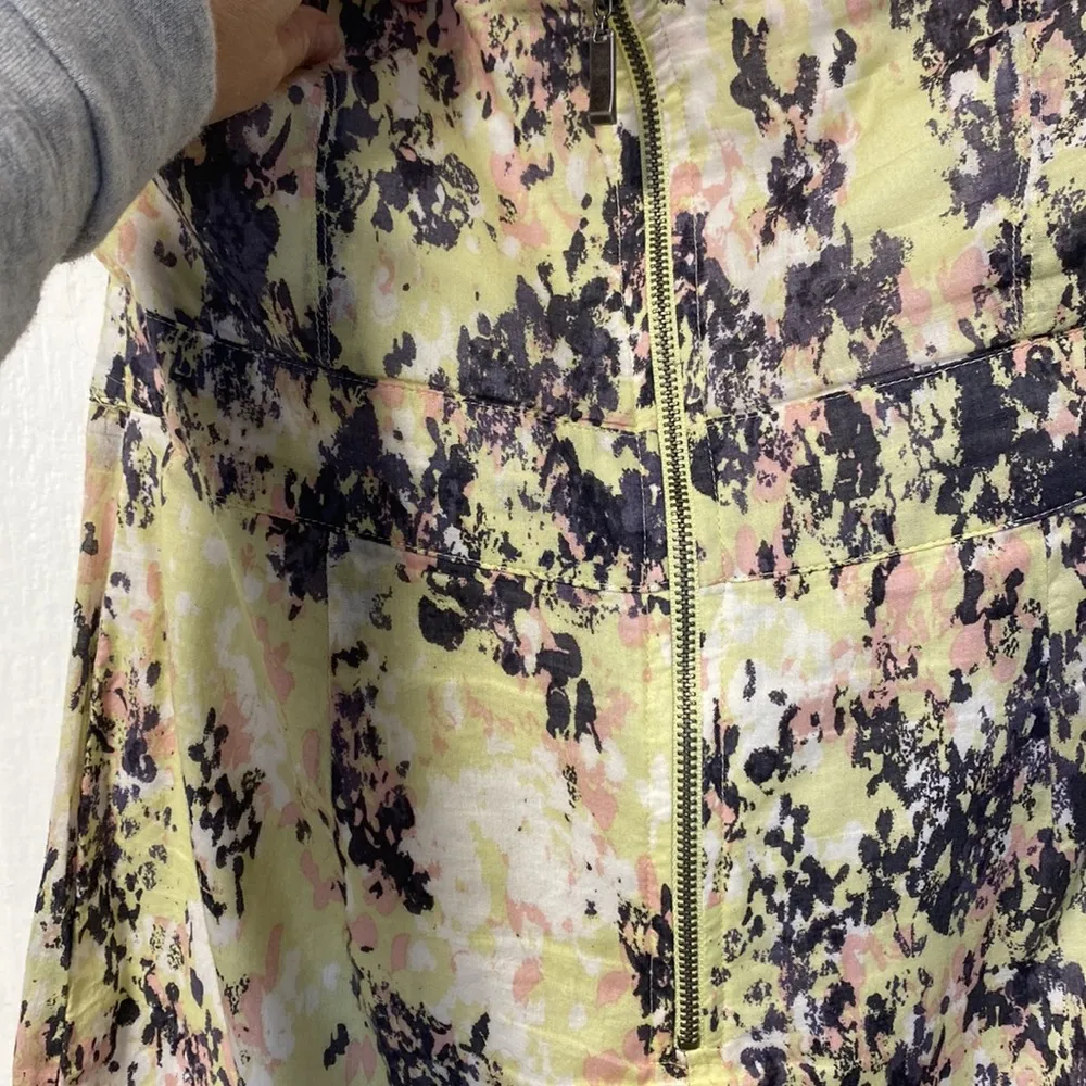 American Rag  watercolor sweetheart neck strapless dress - Image 4