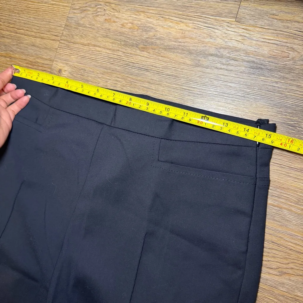 Akris Punto Franca Black Straight Leg Trousers Pants Size 6 NWT Tailored - Image 7