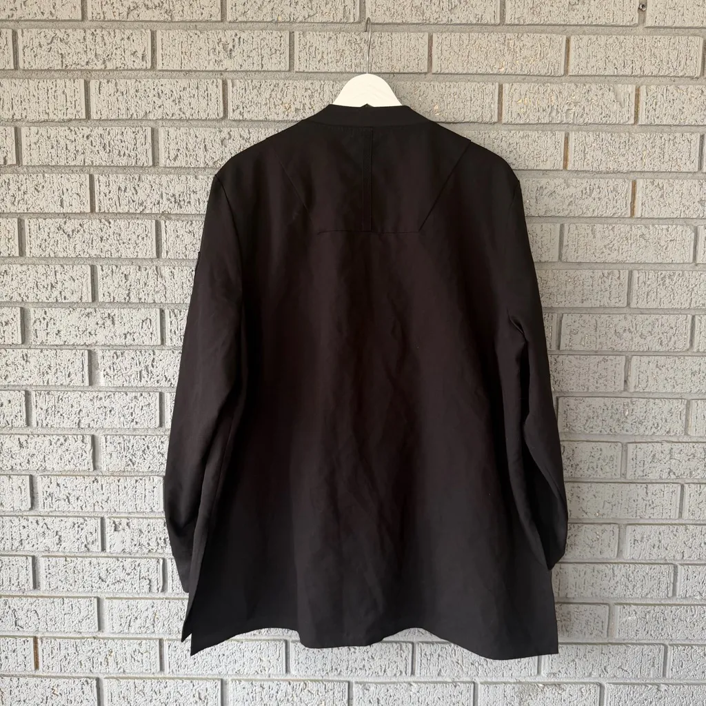 Figs Bellery Scrub Bomber Jacket Black Womens Size XXL Hospital Uniform Nurse - Image 11