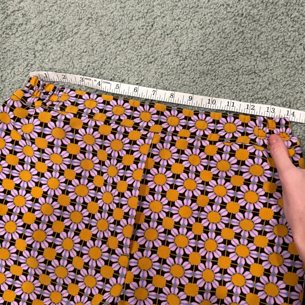 Urban Outfitters Colette Wide Leg Trouser Pants Sz Small 70s Floral Retro - Image 16