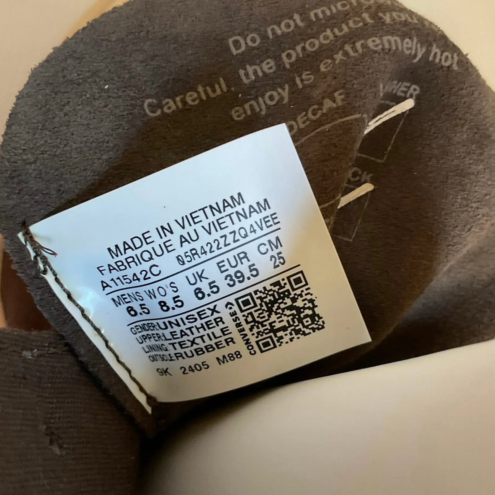 Converse Chuck Taylor All Star Nubuck Brown  Platform Heel Boots  8.5 Women’s - Image 8