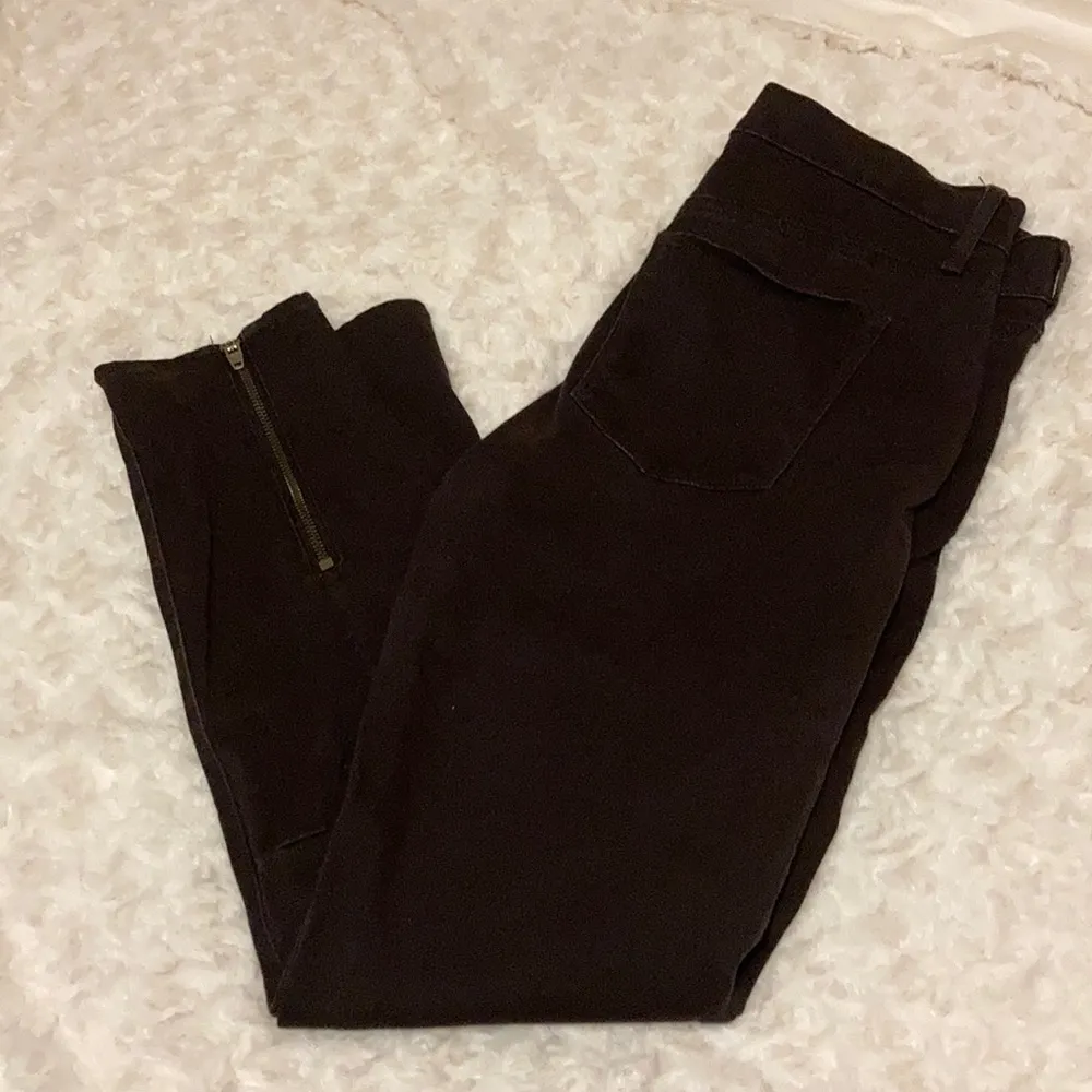 Gap Turkish Coffee zipper jeans - Image 4