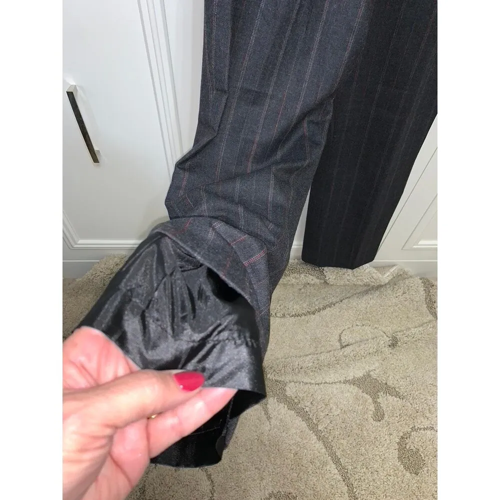 Pendleton Women's Gray Pinstripe Wool-Blend Dress Pants Size 6‎ - Image 5