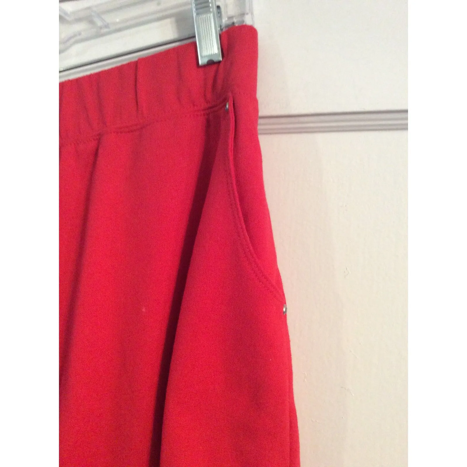 Quacker Factory Red Skorts Diamond Rhinestone Size Medium M - Image 6