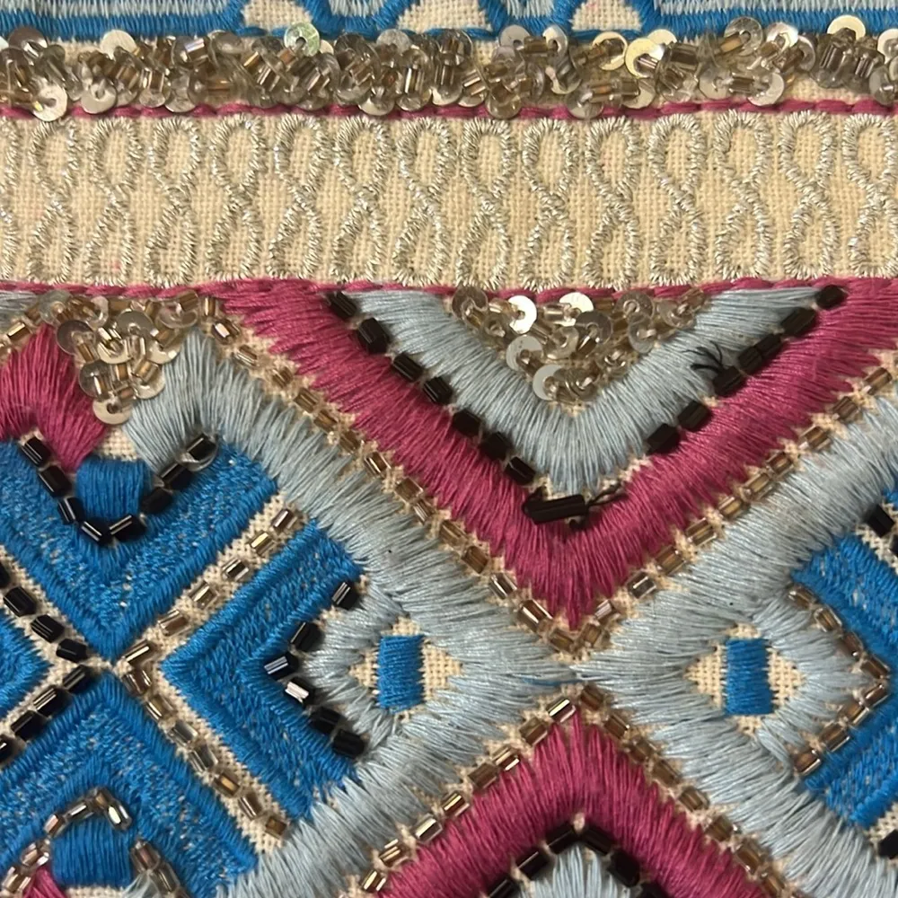LF  Raj Beaded Boho Clutch - Image 5