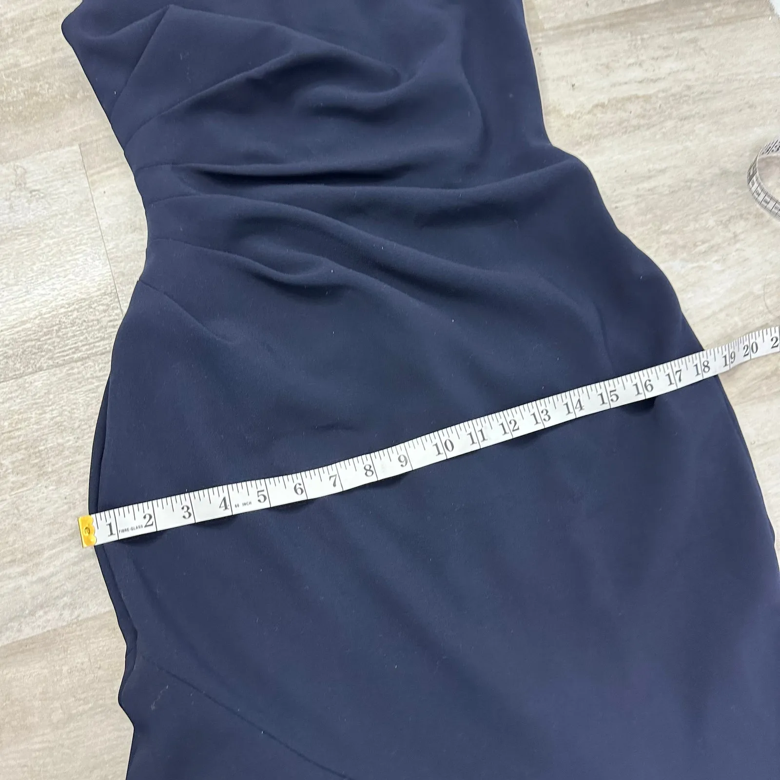 Theia Navy Mermaid Gown Cocktail Party Event Women’s 4 Blue - Image 9