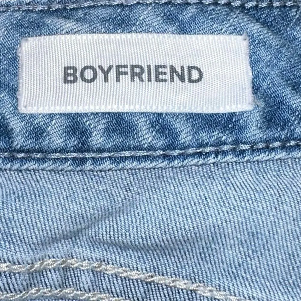 Torrid Boyfriend Distressed Lightwash Denim Jeans - Image 4