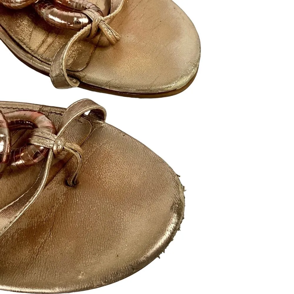 Calvin Klein Trixi Gold Flats / Sandals - Image 6