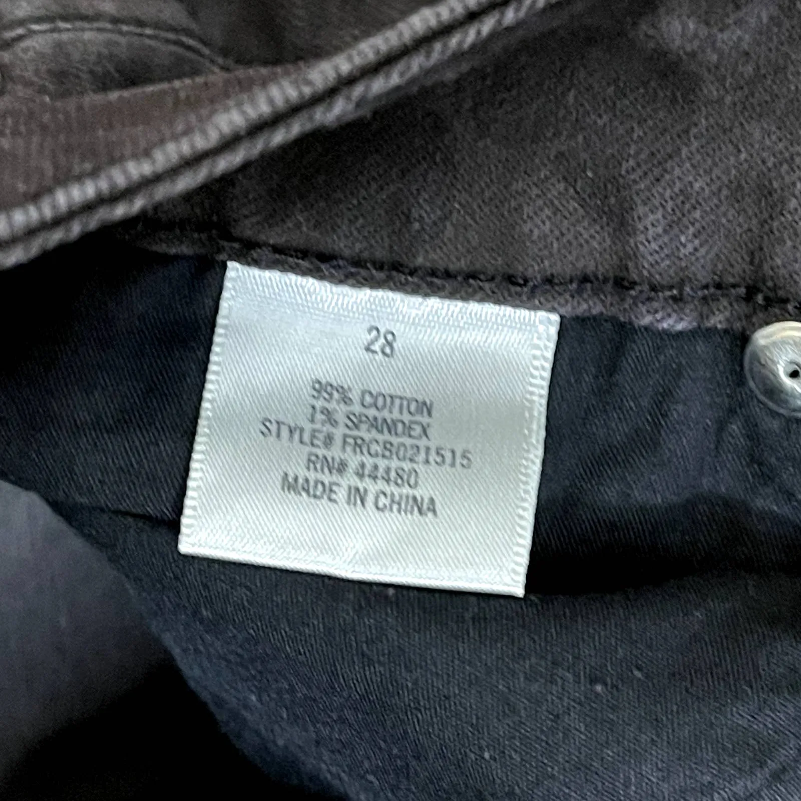 Harper Skinny Jeans Size 28 Black Gray Animal Print Womens Denim‎ Stretch 28X27 - Image 5