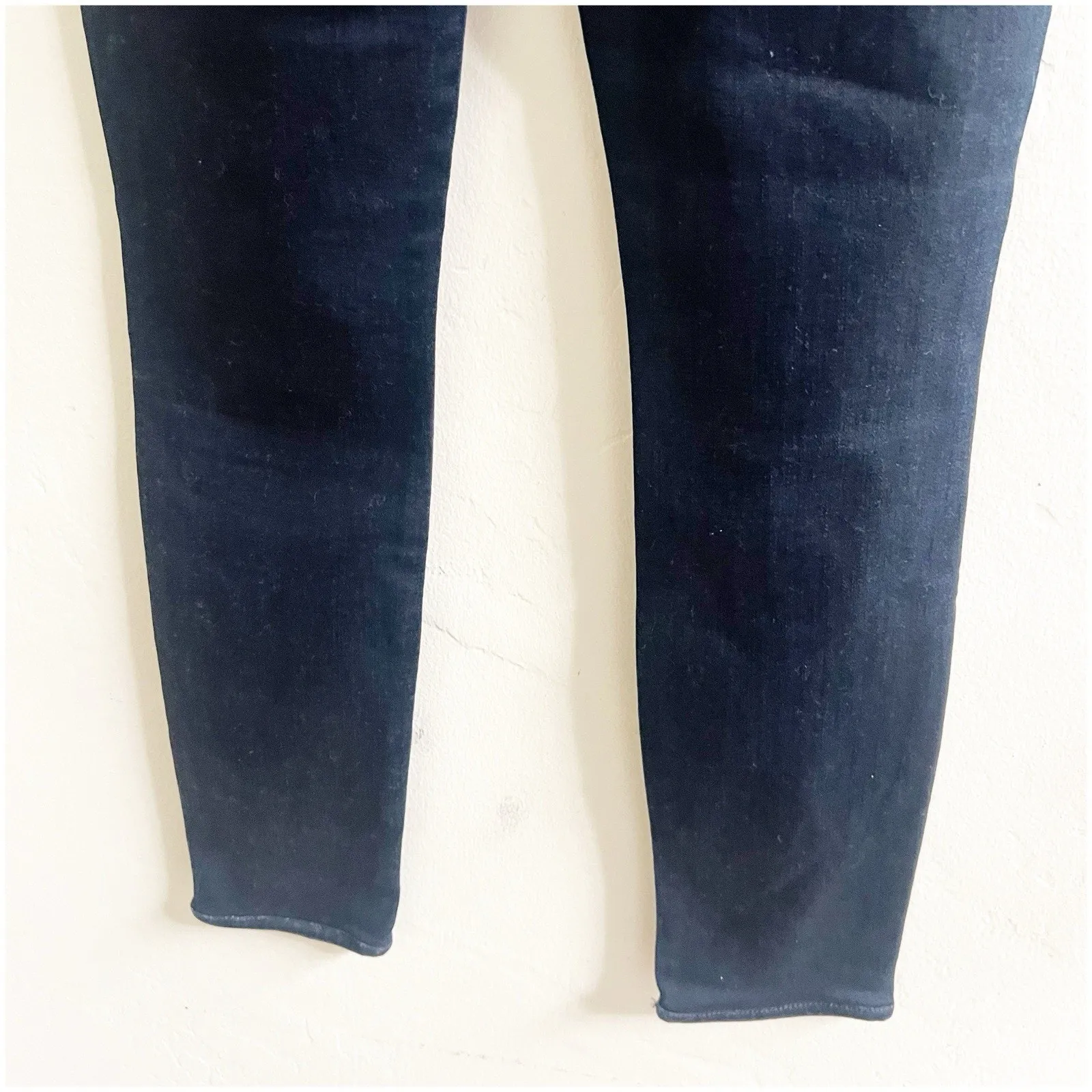 Mother Jeans Size 25 High Waisted Looker Ankle Jeans In Coffee, Tea Or Me Dark Blue - Image 8