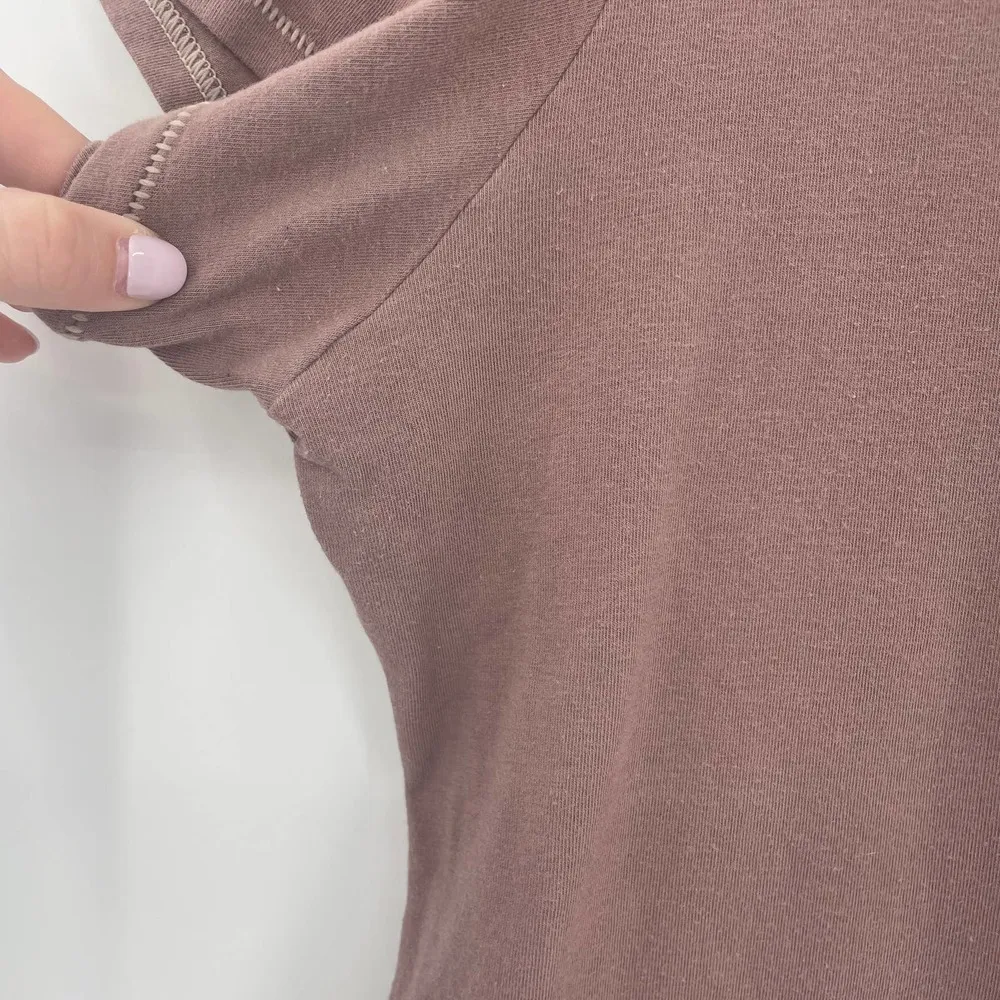 Skims T-Shirt Cotton Bodysuit Short Sleeve Thong Stretch Size 3X Plus Size - Image 4