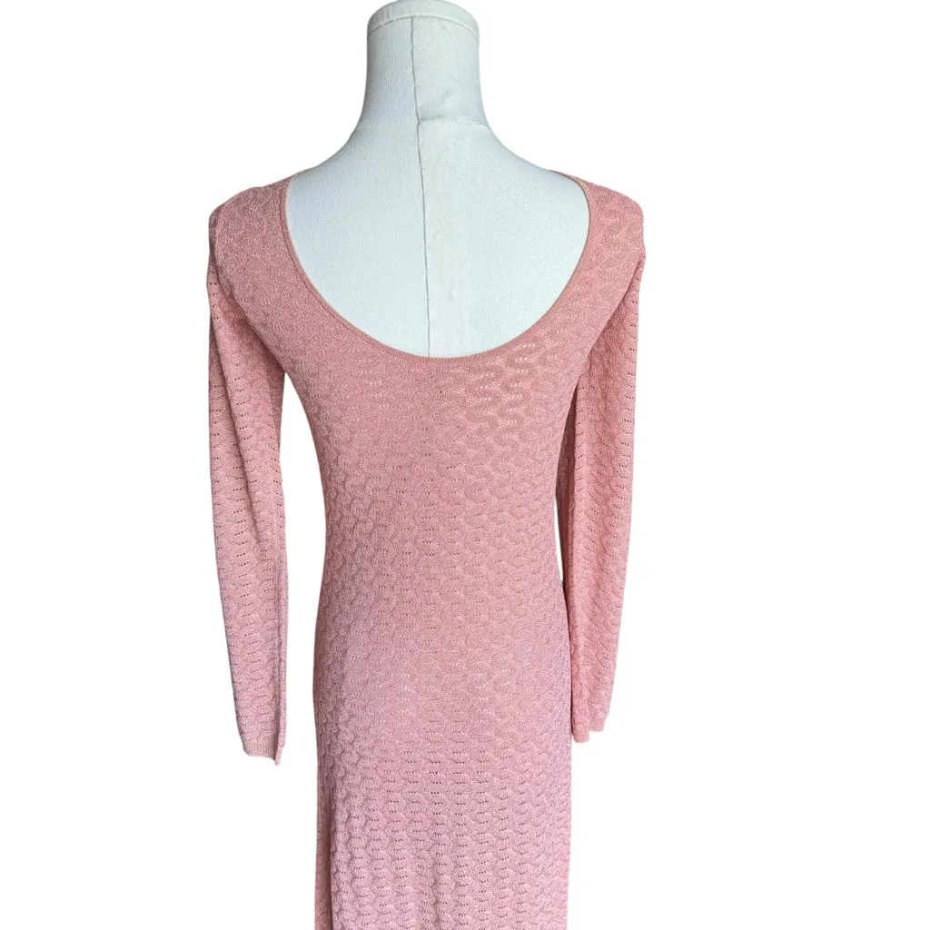 Alexis - NWT Juliane Maxi Dress In Shimmer Pink M - Image 8