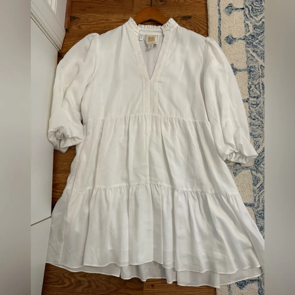Emily McCarthy Dress Women’s White Frankie Mini Size Medium - Image 8