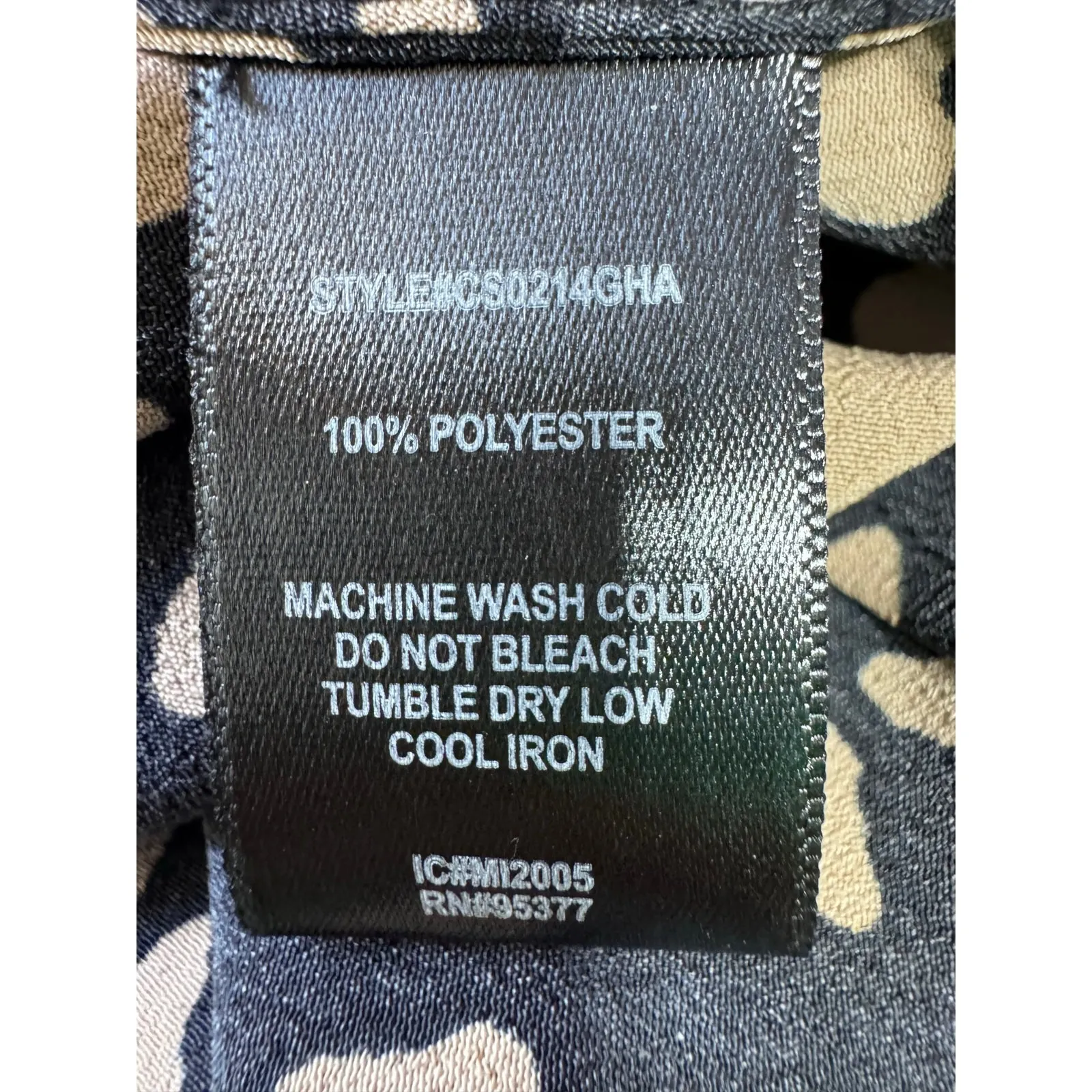 Sanctuary Animal Print Midi Skirt Black Leopard Tan Pull-On Waistband Women's Sm - Image 5