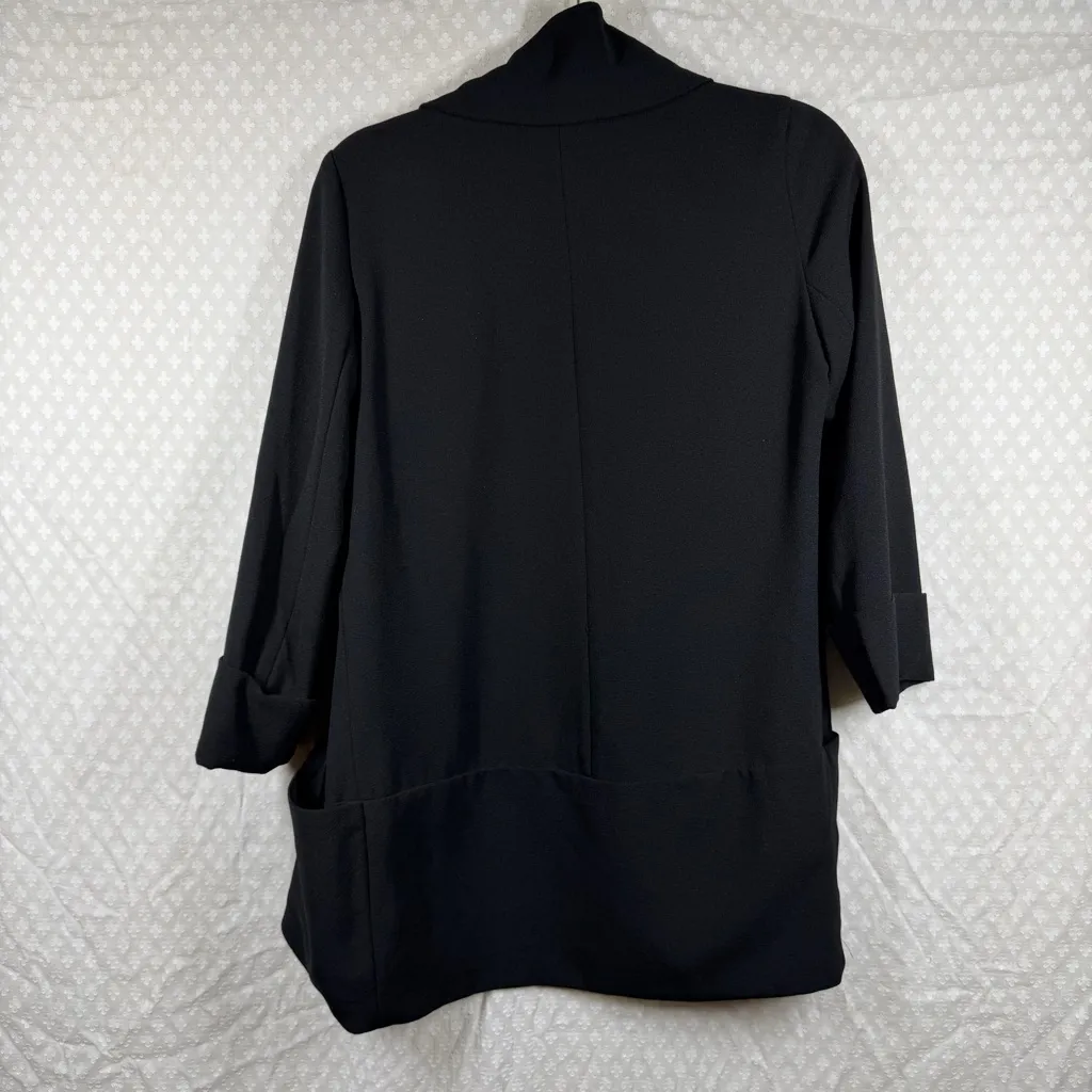 Aritzia Wilfred Black Open Front North Blazer - Image 6