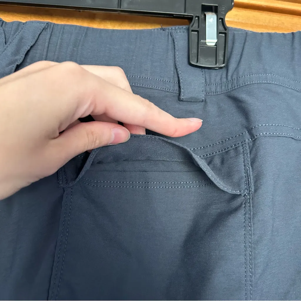 Duluth Trading Co Dry on the Fly 10" Shorts in Ink Grey Size 18 Hiking Outdoor Gray - Image 6