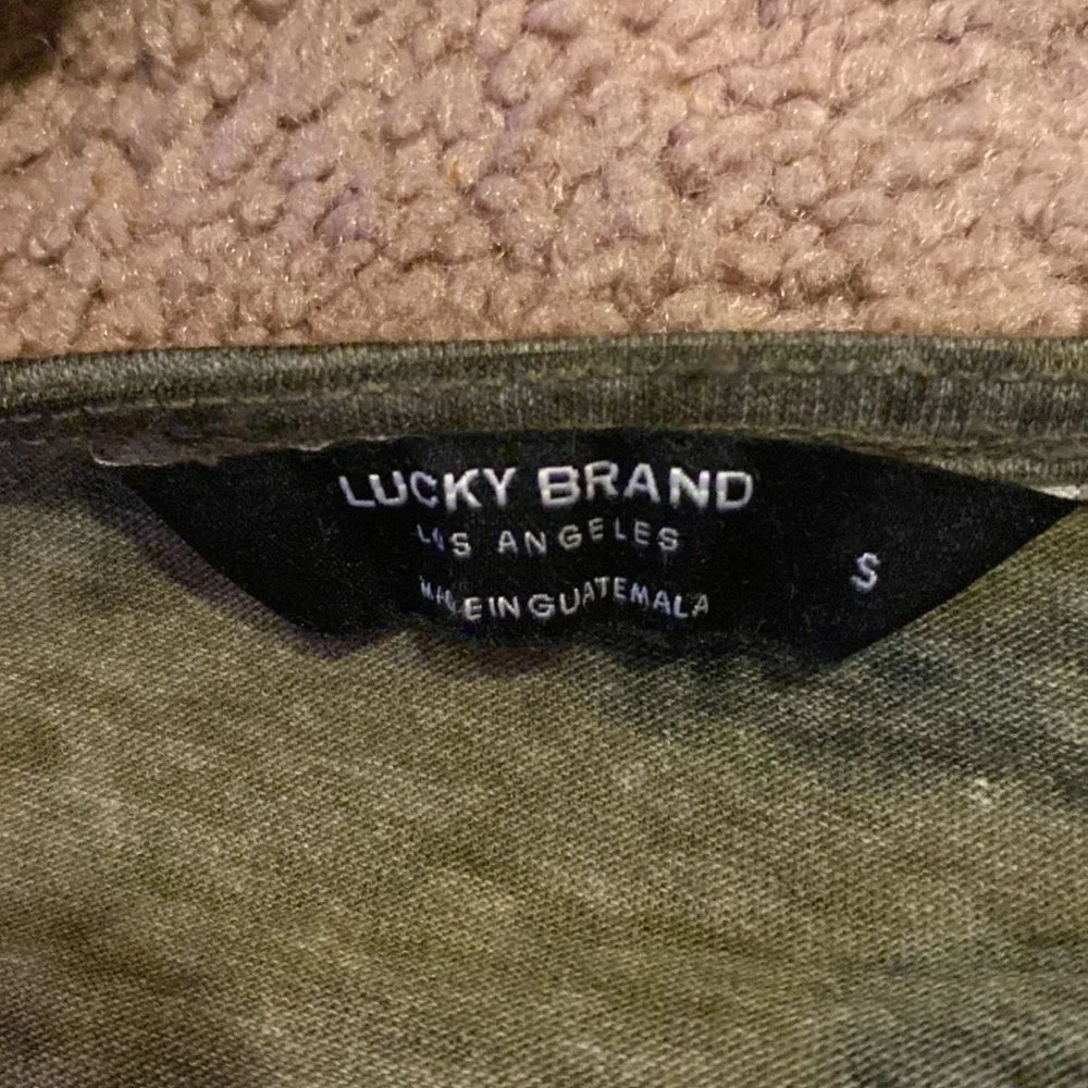 NWT lucky brand camo tie top small - Image 10