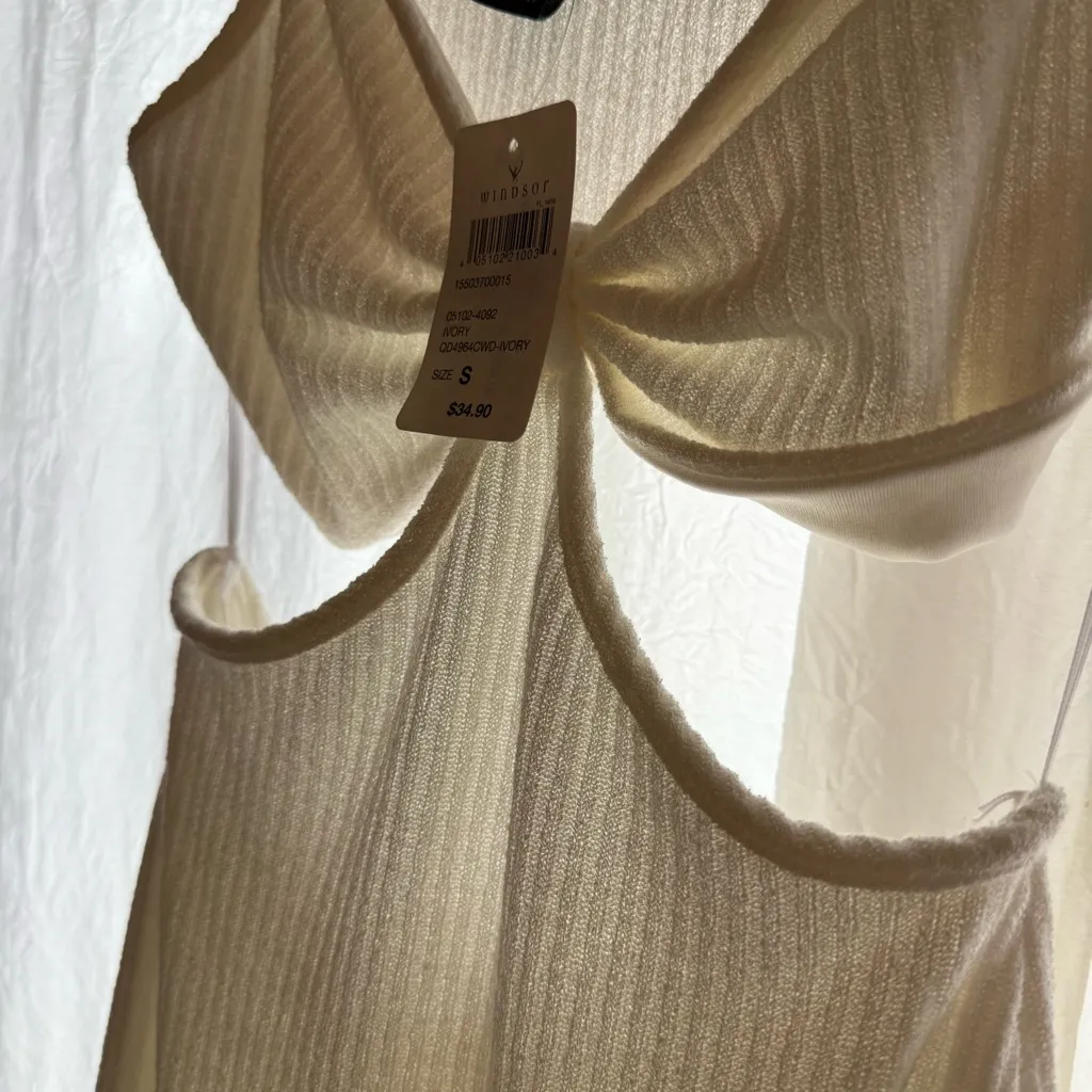 NWT Windsor Cream Midi Dress - Image 16